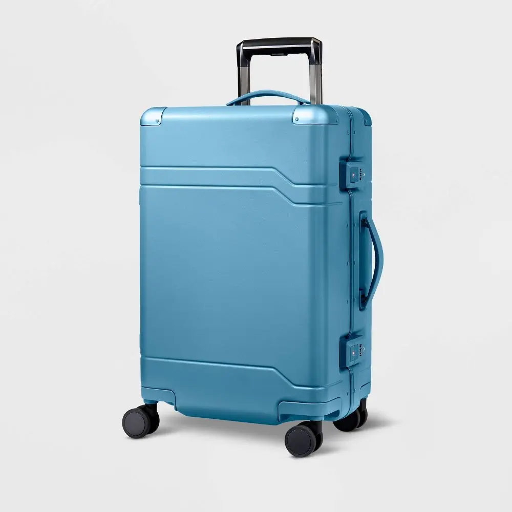 Hardside Carry On Trunk Suitcase Spinner Hardshell Luggage Buckle Closure Hardside Carry On Trunk Suitcase Spinner Hardshell Luggage Buckle Closure