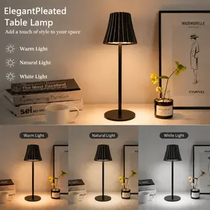 Yoomue 1 Portable Touch LED Desk Lamp, 3-speed Color Temperature infinite Dimming, Long PressDimming, Type-C Charging Interface, Suitable For Bedrooms, Living Rooms, Study Rooms, BarsAnd Other Places.