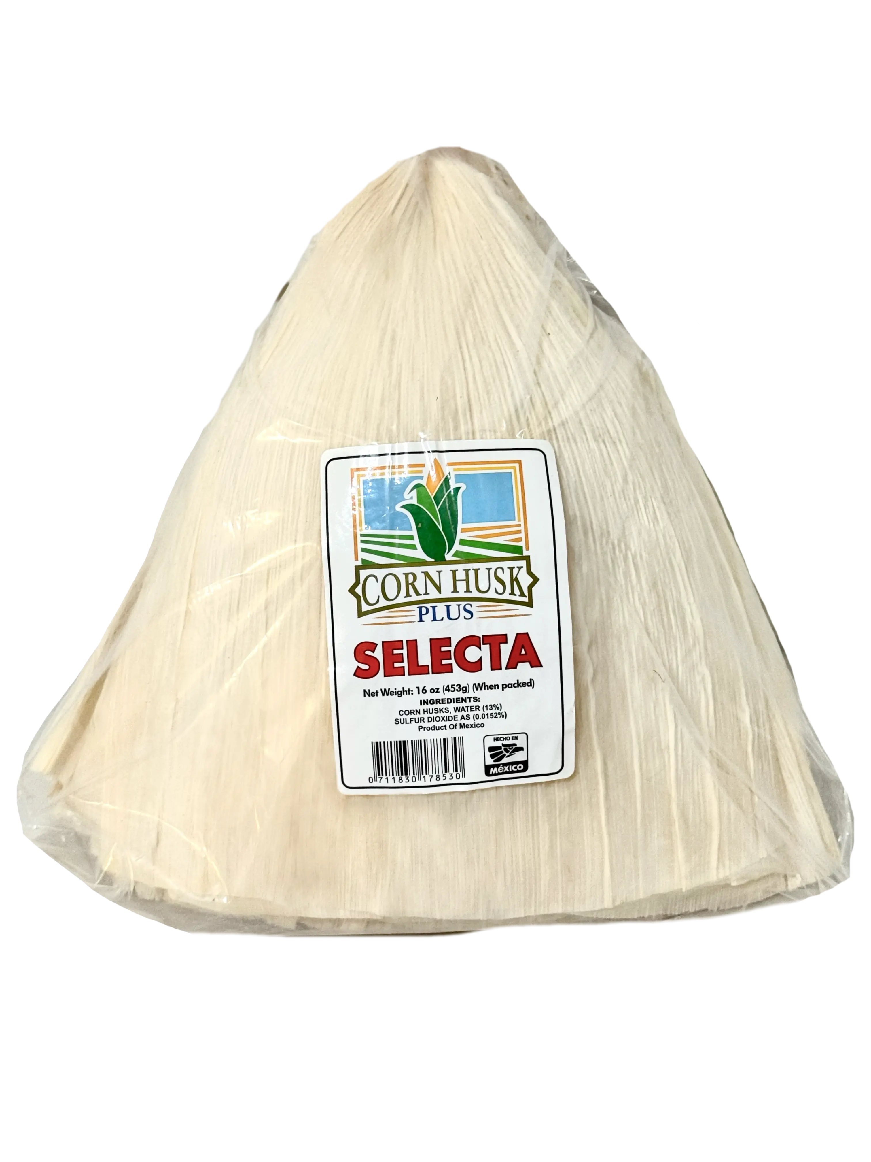 Corn Husk Plus Selecta Super Select Premium Jumbo Corn Husks for Cooking Tamales 1 Pound Natural Organic Non-GMO use on Traditional Wrap for Masa & Filling tamal