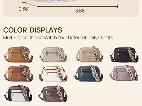 Telena Crossbody Purse for Women Small Crossbody Bags Trendy Vegan Leather with Adjustable Strap Crossbody Kindle Gift Compact &Waterproof Design Holiday gifts  ValentinesDayGift