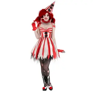 Women's Sinister Circus Clown Costume