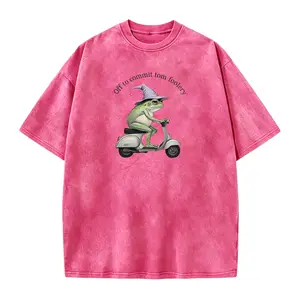 Off to Commit Tom Foolery Frog T-shirt, Funny Weirdcore Sayings Unique Tshirt Tee Adults Men Women Meme Graphic Sarcastic