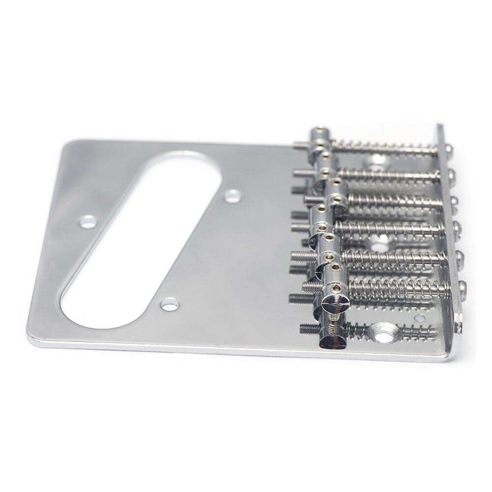 Vintage Guitar Bridge Top Loader Bridge6 Saddles for Telecaster Guitar Chrome