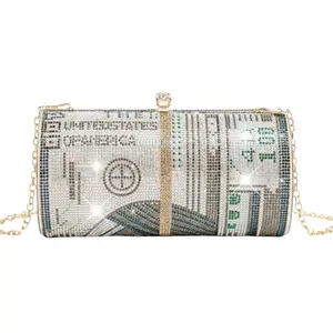 Rhinestone Dollar Handbag