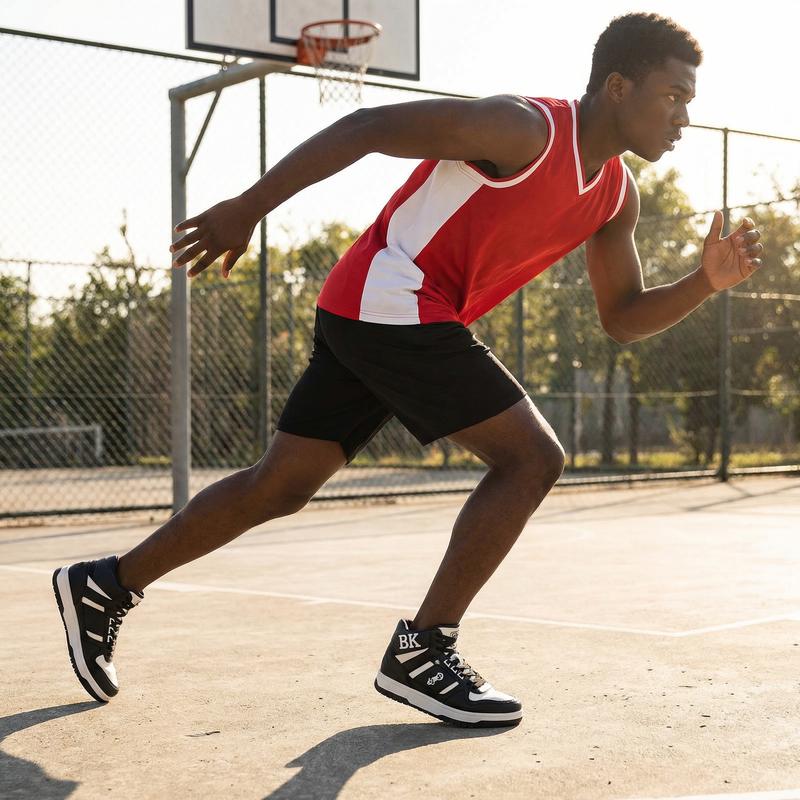 KINGS SL Series Navy White Black Sneakers for Men, Casual Shoes Footwear with BK Logo, Comfortable Sole Training Runner, Perfect Valentine's Day Gift for Men  Athletic Trainer Running