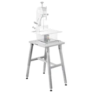 VEVOR Electric Meat Bandsaw Stand, Floor Stand with Adjustable Height, Stable H-Shaped Frame, Anti-Slip Foot Pads, for Our Bone Saw Machine, Compatible with Models BS-130 BS-250