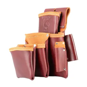 5062 4 Pouch Pro Fastener Bag occidental leatherntal with Durable Construction and Secure Pockets for Tools