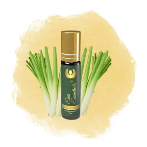 Egyptian LEMONGRASS Pure Natural Essential Oil Roll-On Authentic Fragrance Egypt 10ml Healthy Solution Wellness Therapy Therapeutic Aromatherapy Solution Healthcare