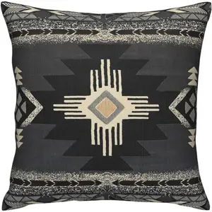 Southwest Aztec Native American Pillow Covers 18 x 18 Inch Decorative Throw Pillowcase Square Couch Cushion Cover for Home Sofa Living Room, Home Sofa Cushions Cover
