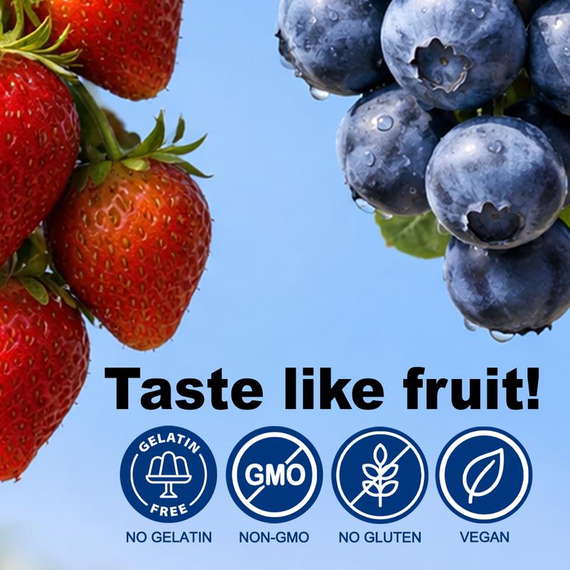 Mullein Magic Gummies- For Lungs & Respiratory Health, Mix Berry Falvor