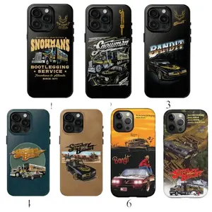 Snowmans Bootlegging Tough Phone Case Smokey and the Bandit Vintage Movie Aesthetic Shockproof Protective Cover For iPhone 11-17 Pro Max/Plus & Samsung Galaxy S23-S25