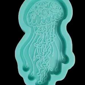 Jellyfish Mold for resin, clay or candy UV/Food Safe