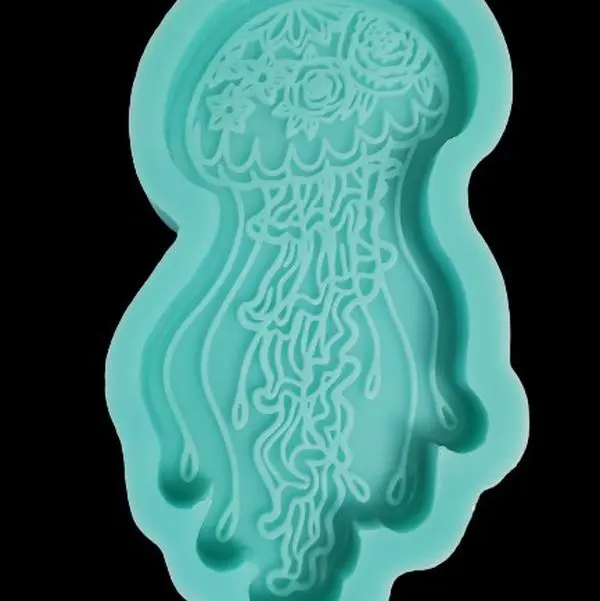 Jellyfish Mold for resin, clay or candy UV/Food Safe