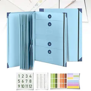 The Life Book Document Organizer,Important Document Organizer, Folio Folders with Pockets,Folder with Labels Pockets, for Emergency Documents, Birth Certificates, Damage Resistant Folder,Passports, School & Offices