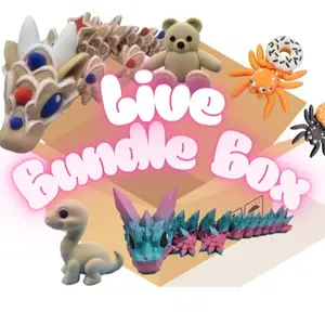 $80 Live Bundle Box of 3D Printed Figurines Decor Ornaments for Unique Collectibles and Home Decor