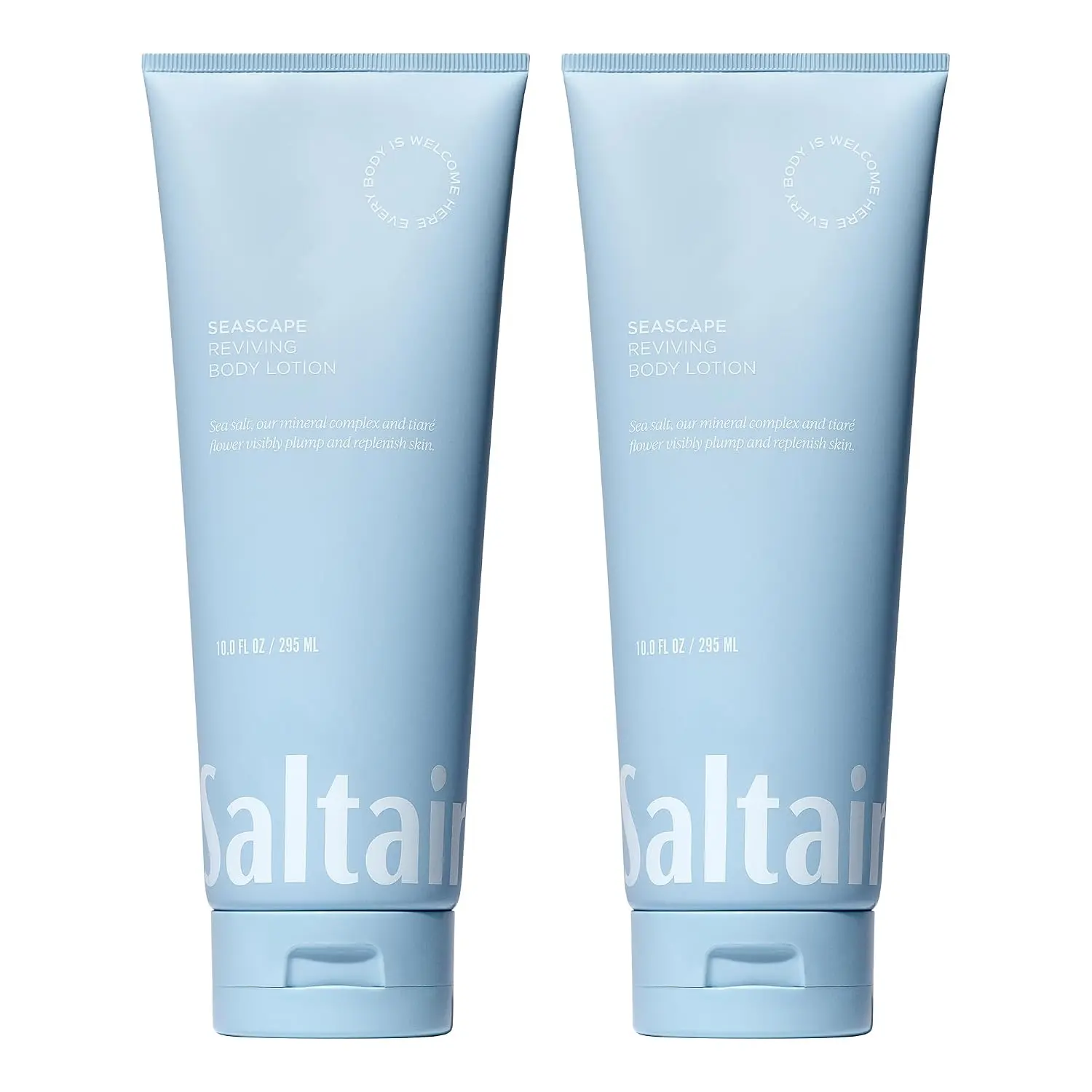 Saltair Body Lotion | Seascape Daily Skin Moisturizer | 2x 10oz Tubes | Quick-absorbing texture for comfortable daily hydration and a smooth non-heavy finish
