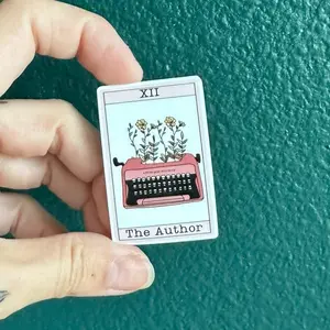 The author tarot card bookish sticker