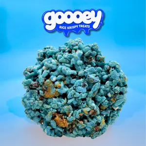 Goooey Blue Cookie Monster Krispy Treat Goooey Blue Cookie Monster Krispy Treat
