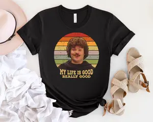 Nacho Libre My Life Is Good Really Good Vintage T-Shirt, Nacho Libre Inspired Shirt, Nacho Libre Shirt, Funny Movie Father's Day Shirt, Gifts For Dad, Husband, Dad's Shirt Casual Classic