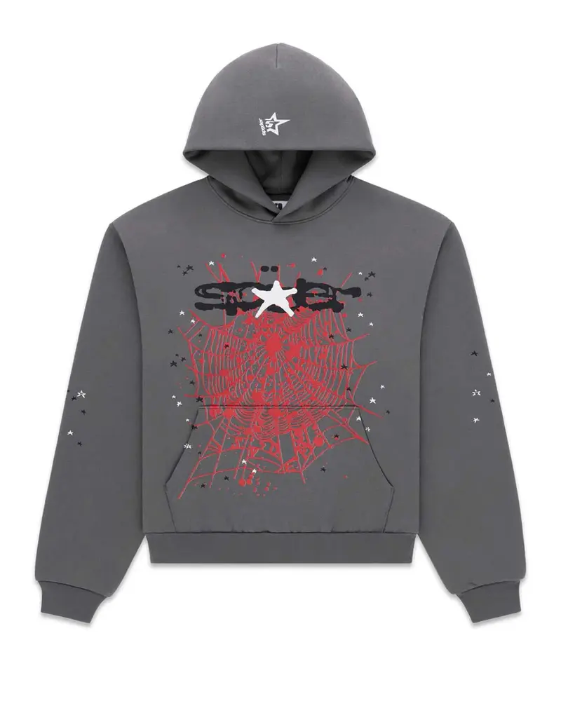 gray sp5der hoodie - TikTok Shop