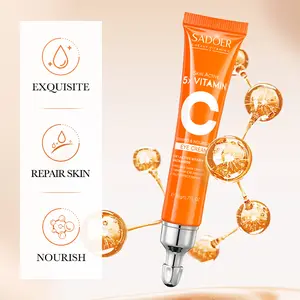SADOER Vitamin C Eye Cream: Multi-Action Nourishing & Repairing for Bright, Firm Eye Skin (20g)