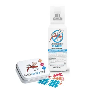 Moskito Care, 14hr Insect Repellent & Moskinto, The Original Itch-Relief Patch (42 Patch Family Box) Water Proof