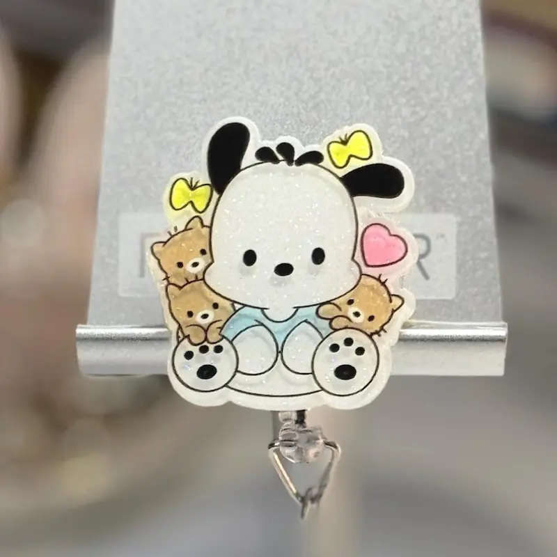 Pochacco and Kitty Badge Reel - Pharmacy,  Pharmacy Student,  Pharmacist, Nurse, Doctor - Cute