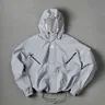 Y2K Techwear Hooded Jacket Coats for Men, Outdoor Waterproof Lightweight Design, Streetwear Loose Fit Cargo Jacket for Hiking Daily Wear， Regular / Fleece‑Lined Version Available