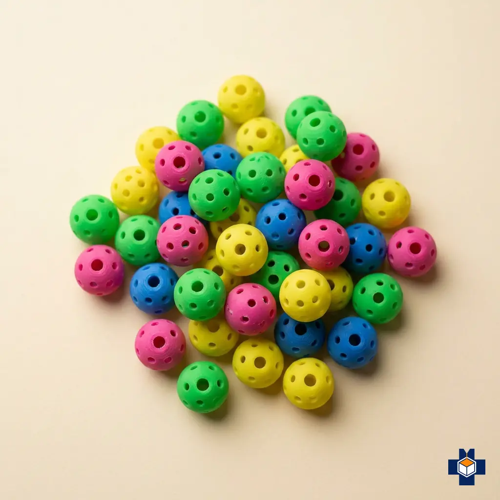 25 Pack Pickleball Charm Mini Beads for DIY Jewelry, Bracelets | PICKLETS