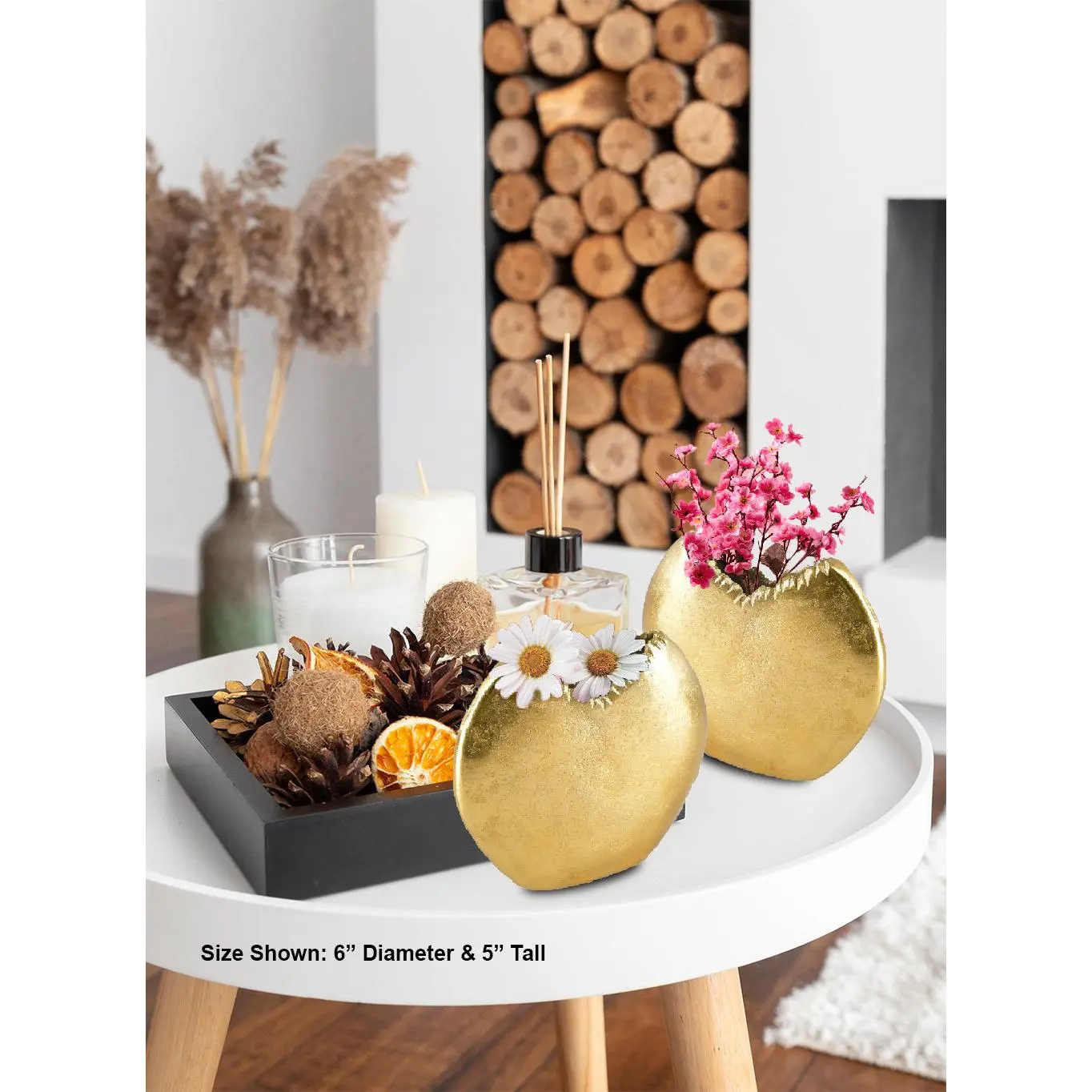 Solara Crest Aluminum Vase Collection