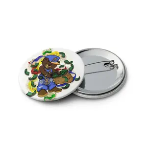 Set of 5 various MONEYBEAR buttons!!