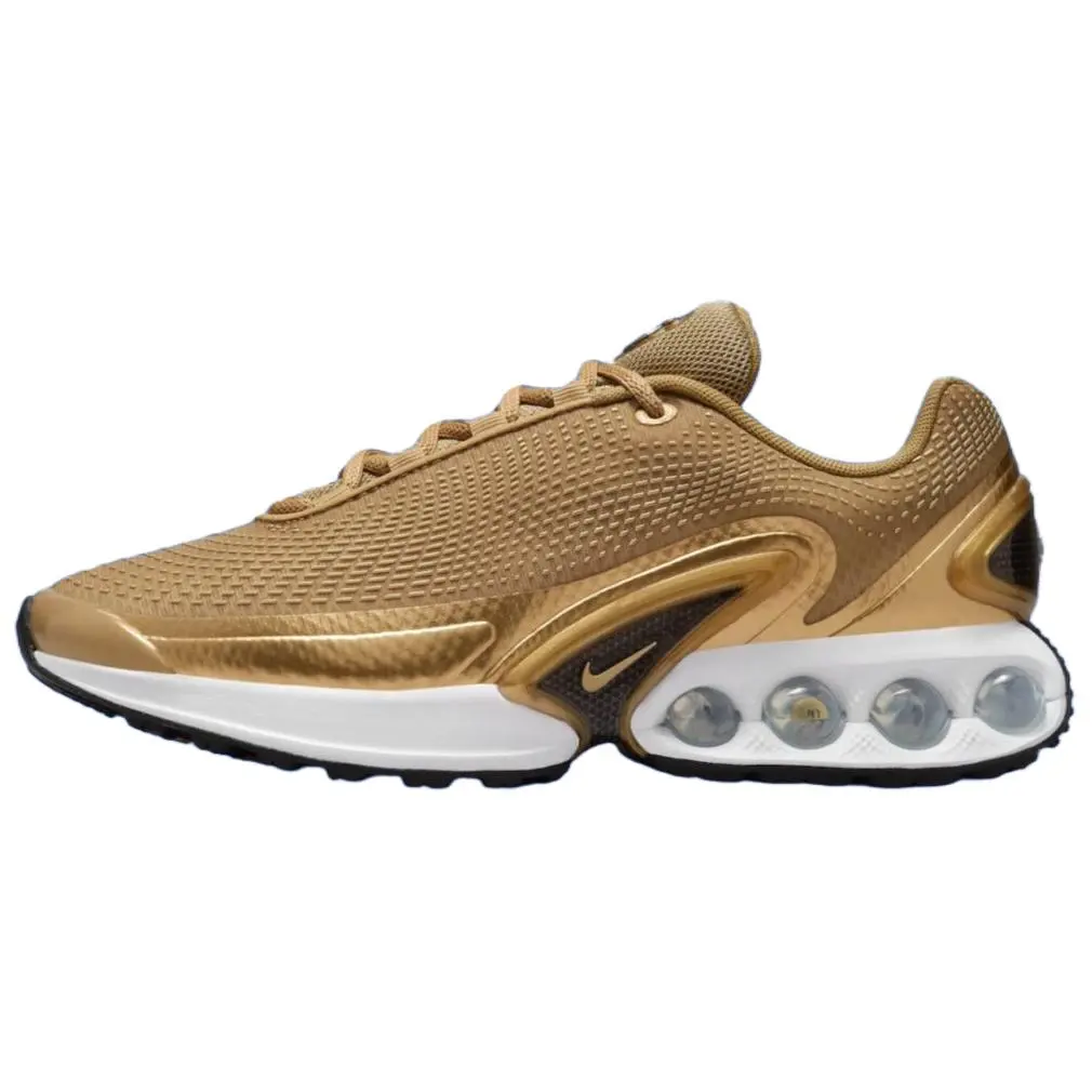 Nike Air Max Dn Premium Metallic Gold Stylish Comfortable Low Top Sneakers Unisex HJ9638-700