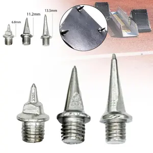 12Pcs Starting Block Spikes Metal M4.8 Threaded Multi Function Portable Track Spikes for  Sprinting Fitness Athletics