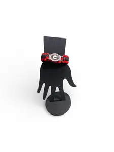 Georgia Bulldog Paracord Bracelet with Letter G