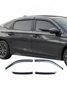 Side Window Deflectors & Visors for 2022-2026 Honda Civic Cars, Flush-Mount Rain Guards, Car Exterior Automotive Accessory