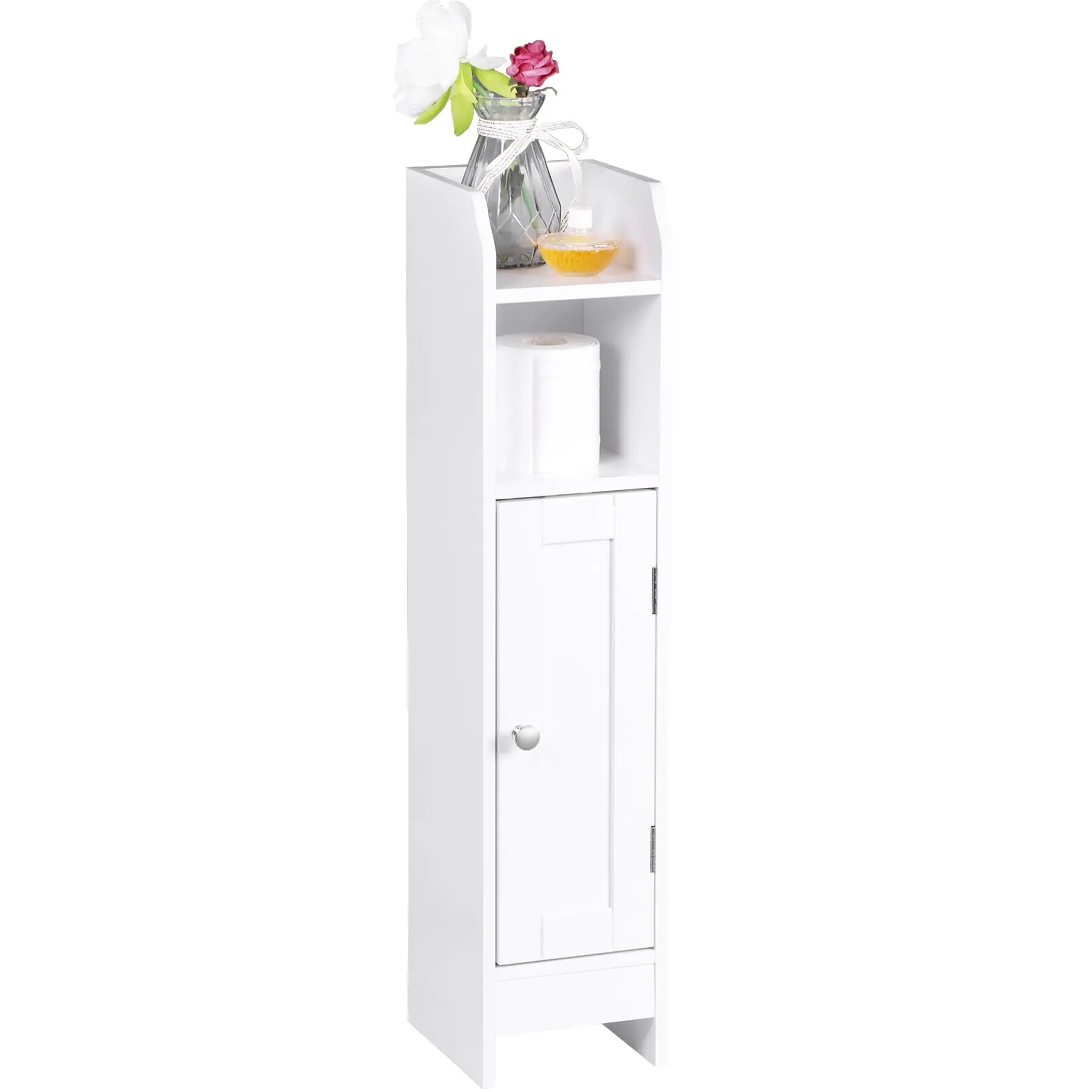 Segawe Compact Modern Toilet Storage Cabinet - Assembled Door-Shaped Wall Cupboard for Small Spaces, Adjustable Shelf, Easy Setup, Indoor Home Furniture Organizer