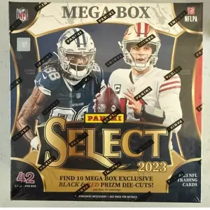 (1) - 2023 Panini NFL Select Football Mega Box! (Black & Red Prizm Die-Cuts!)