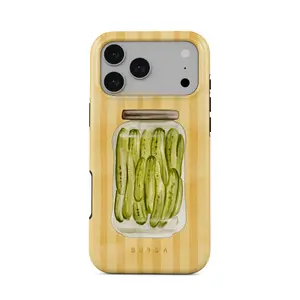 BURGA Pickled Case for iPhone 17 16 15 14 13 12 11 Pro Max & Plus | Aesthetic Phone Case | Teddy Phone Cace | Summer Trendy 2025 | Teenage Girl Gift Smartphone