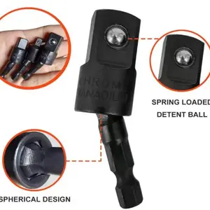 Corner Screwdriver Set, L-Shaped Dual Head, 10-Piece Kit, Flexible Shaft, Hex Shank, Electric Drill Adapter, Hardware Tool