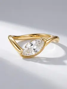 1 PC Water Drop Horse Eye Shape Zirconia ring for Women, Solitaire Engagement Ring, Fashion Jewelry Daily Decor Wedding Engagement Promise Ring Ladies Anniversary Valentine's Day Gift
