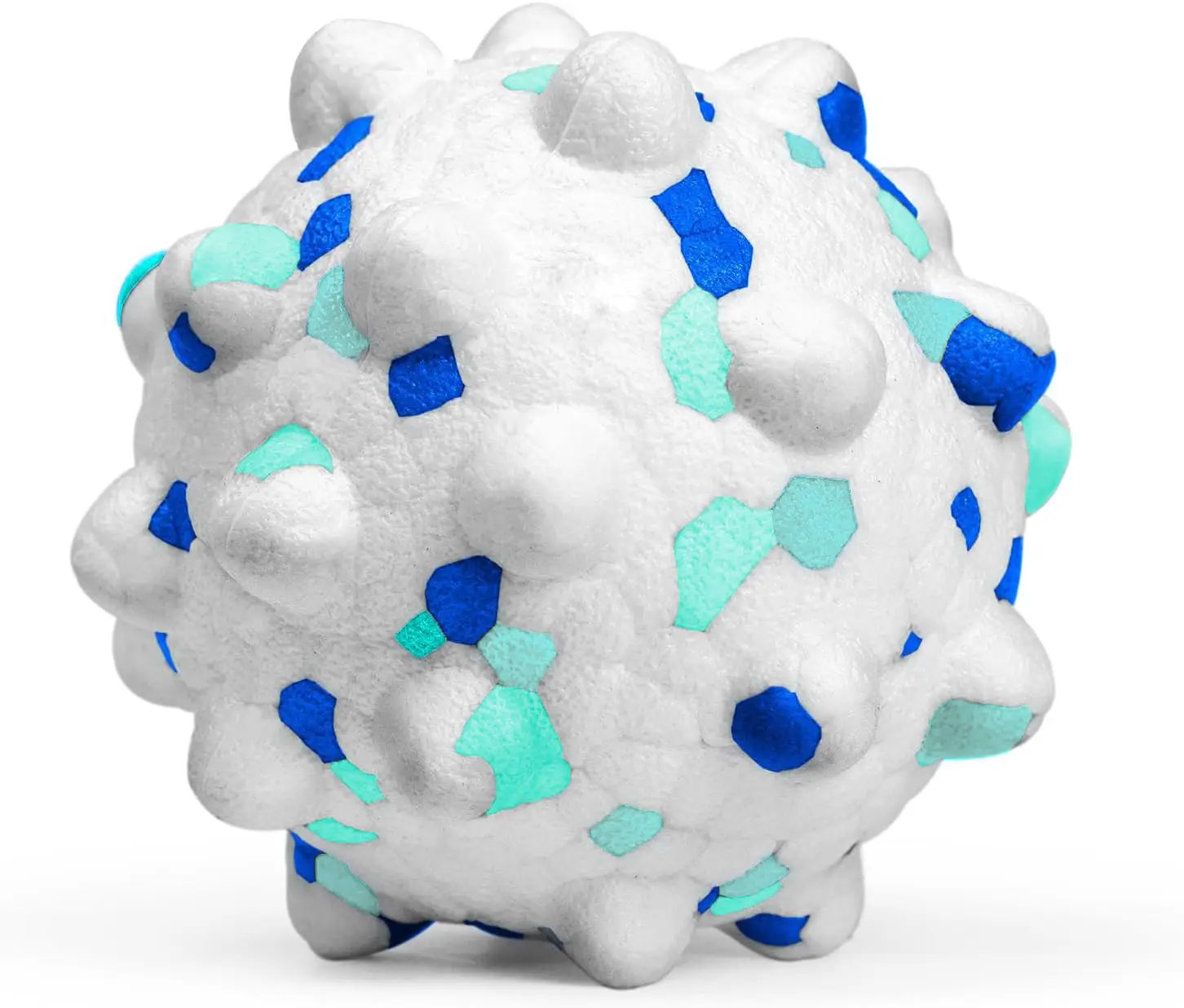 Petbobi Interactive Dog Ball for Medium Large Dogs, Squeaky Sound, Durable Indestructible Design, Ideal for Aggressive Chewers, Teething Toy