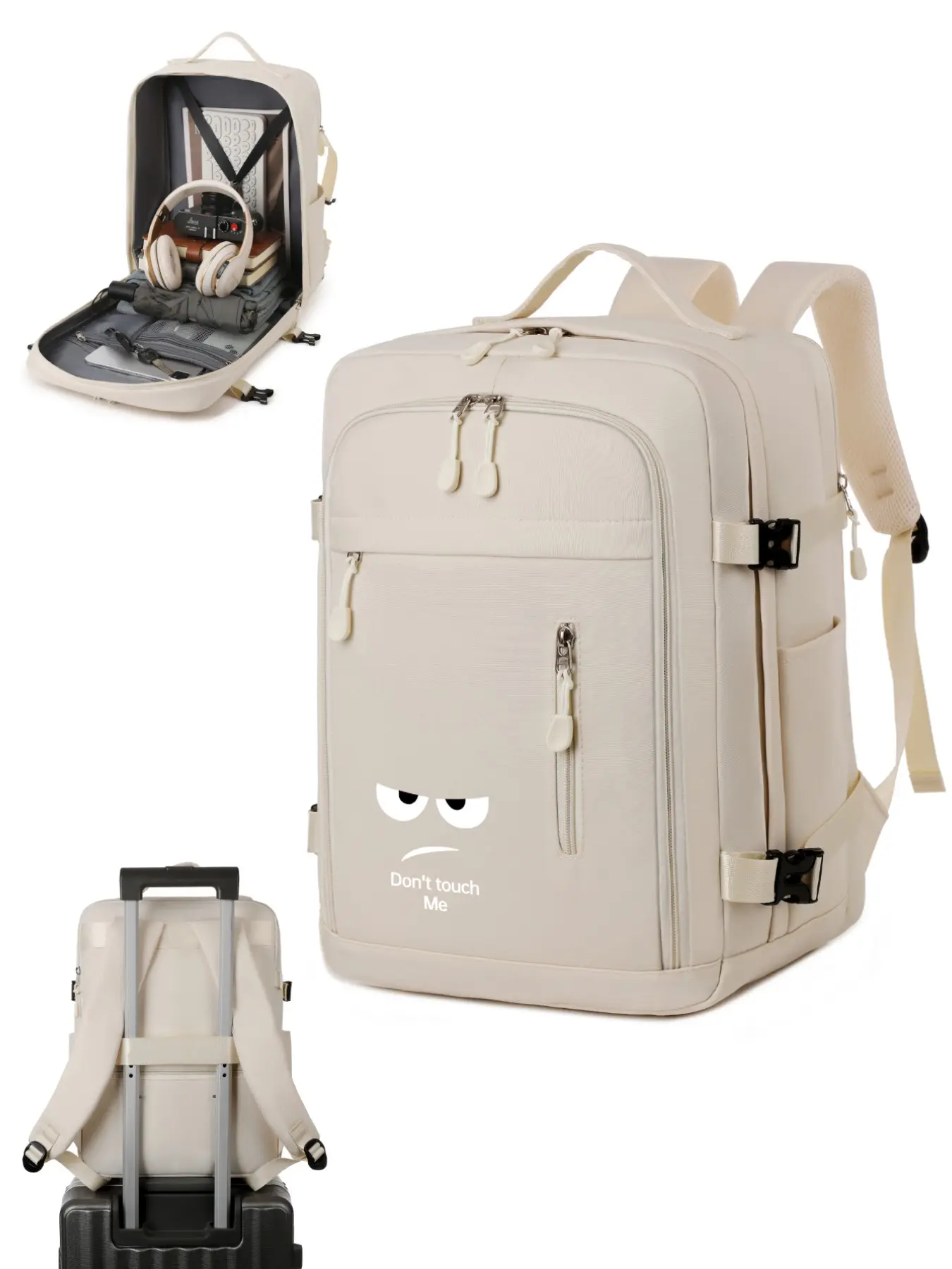 Ryanair Approved Easyjet Travel Backpack, Under Seat Cabin Bag for Casual Use, Outdoor Sports Daypack for All Seasons, Laptop Compartment Backpack