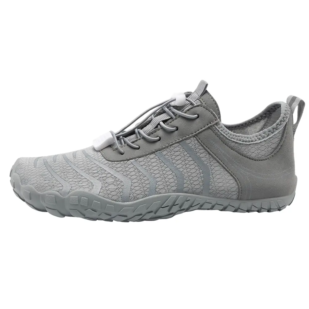 Reazuoy 2026 Unisex Barefoot Running Athletic Shoes - Wide Toe Box, 0 Drop Sole, Lightweight, Breathable, Slip-On, Polyester Upper, Water-Resistant, Unisex Wear, Sporty, Hiking Training Gym Use, Sporty Running Shoes, Barefoot Shoes