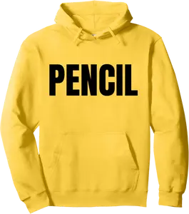 PENCIL Group Funny Paper and Pencil Costume Pullover Hoodie - Jenniferlau Shop 26B0DSLDG9KB