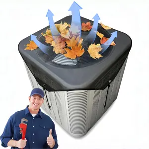 36" x 36" Central Air Conditioner Covers for Outside, Larger Mesh AC Unit Covers Outdoor - Top Universal Defender for All Season