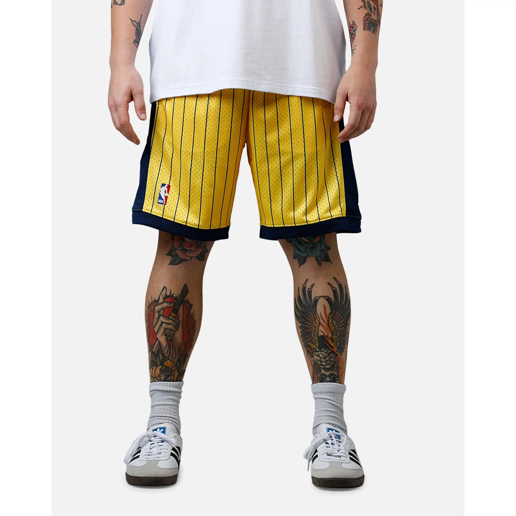 Mitchell & Ness Indiana Pacers 99' Swingman Shorts Yellow