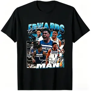 [Basketball Graphic Tee]Vintage Basketball Graphic Tee Retro Game Day Shirt Classic Hoops Style Unisex Streetwear Cotton Crewneck Short Sleeve T-Shirt Trendy Sports Top Casual Outfit All Size Gift for Basketball Fans