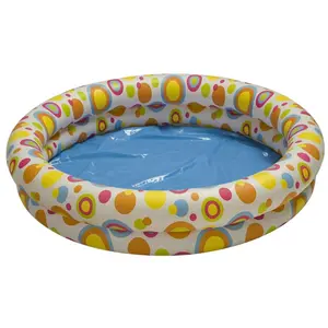 212 MAIN Intex 59421EP Kiddie Swimming Pool - 35gal Portable Inflatable Recreation Bubbles Pool with Repair Patch for Water Play