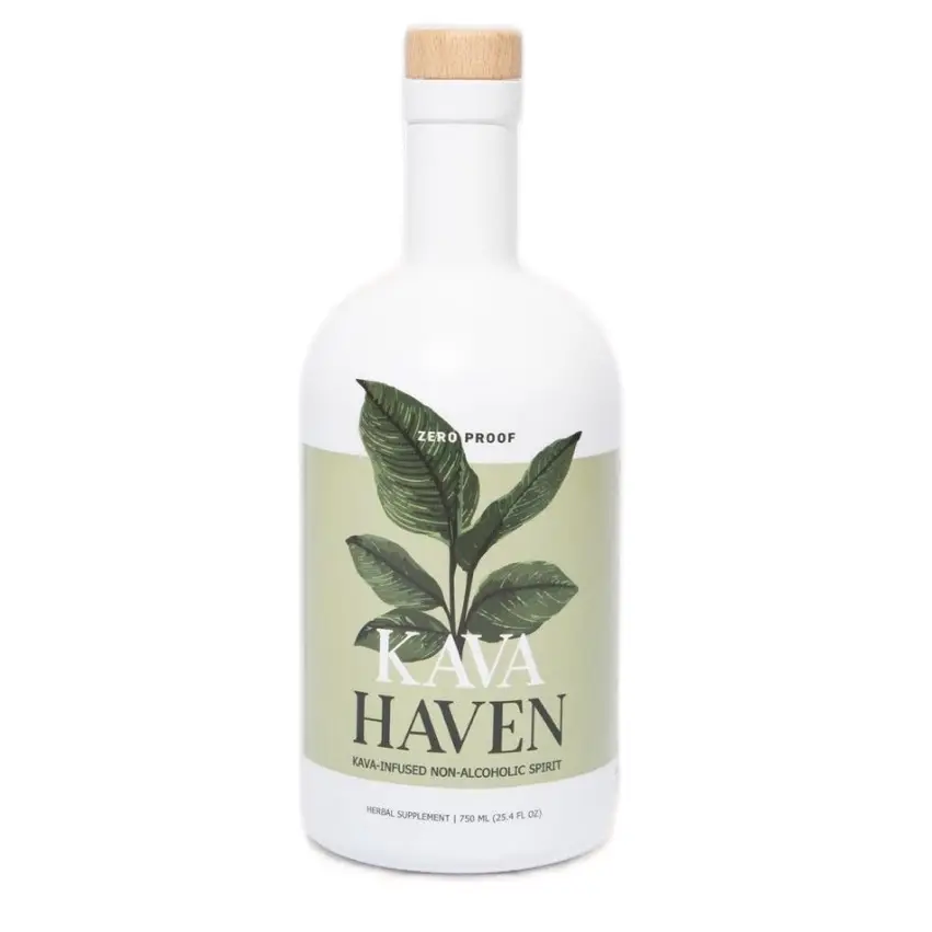 Kava Haven Non-Alcoholic Spirit (Lemon Ginger) Bold & Earthy Flavor