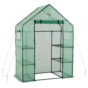 Ogrow Deluxe Walk-In 3 Tier 6 Shelf Portable Greenhouse